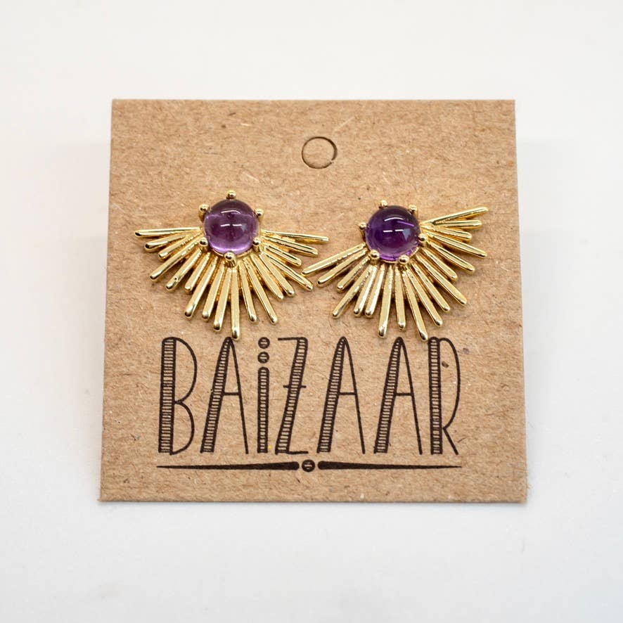 Baizaar - Stone Burst Stud - BS022