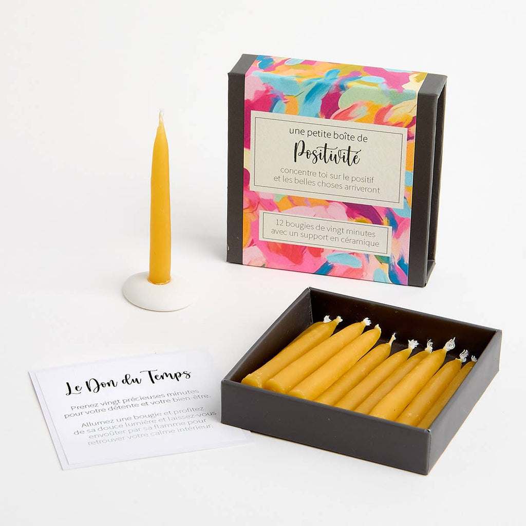 A Little Box of Positivity-20 Minute Meditation Candles