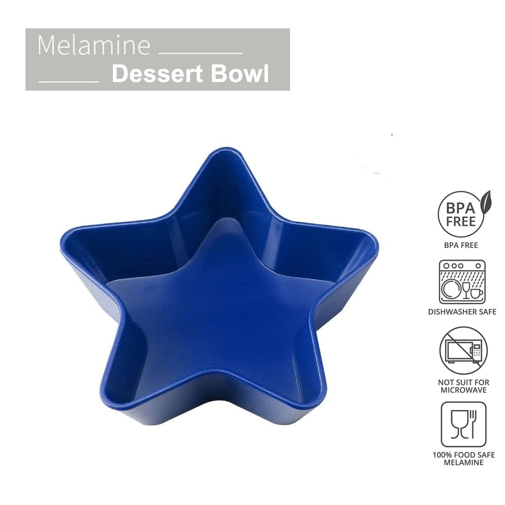 Patriotic Star Melamine 5 1/2" Bowl, Blue
