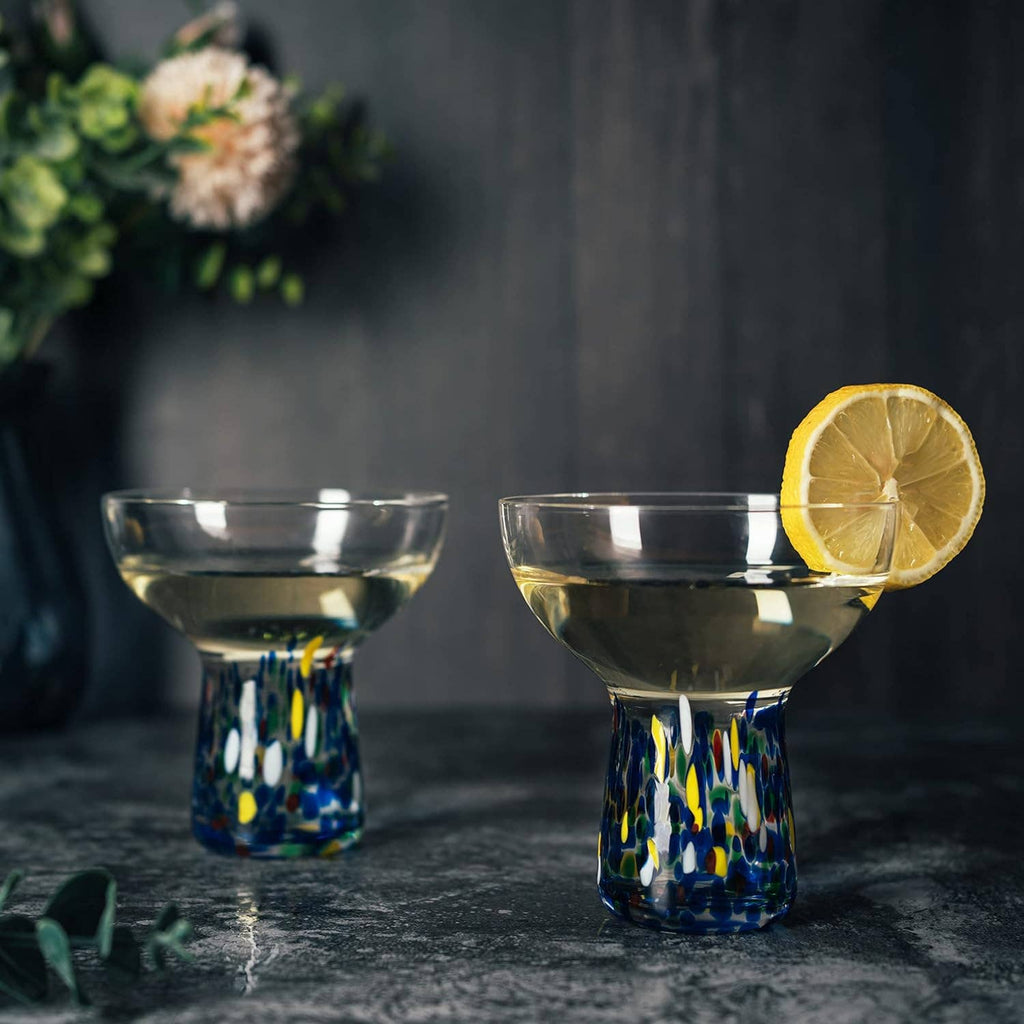 Stemless Confetti Margarita Glass | 14 OZ