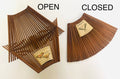 Chopstick Folding Basket: Dark Tea Stained