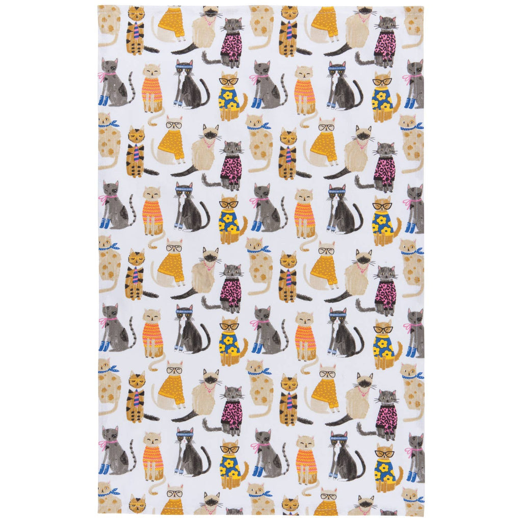 Feline Fine Dishtowel