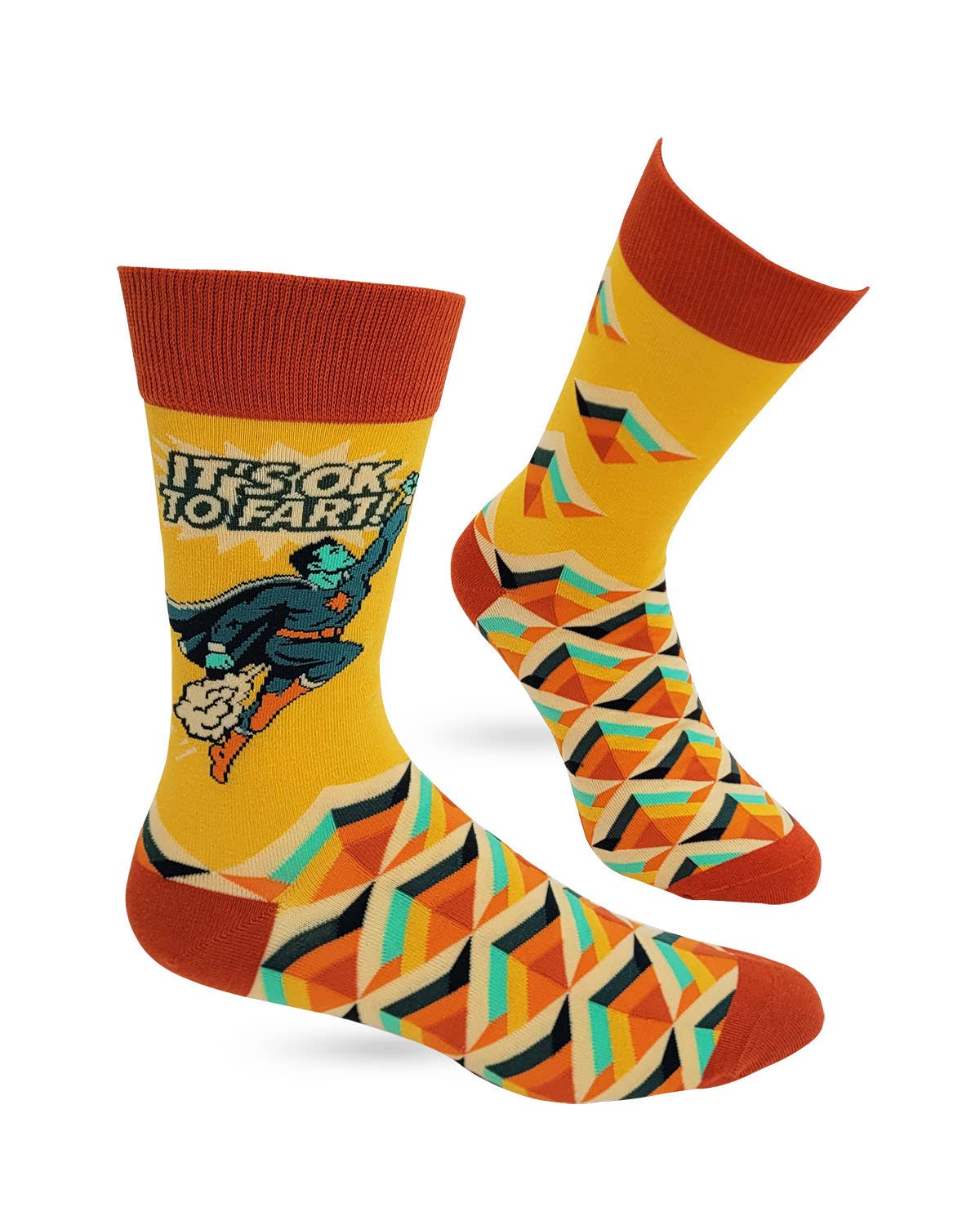 It's OK to Fart Men's Socks