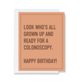 Colonoscopy Greeting Card