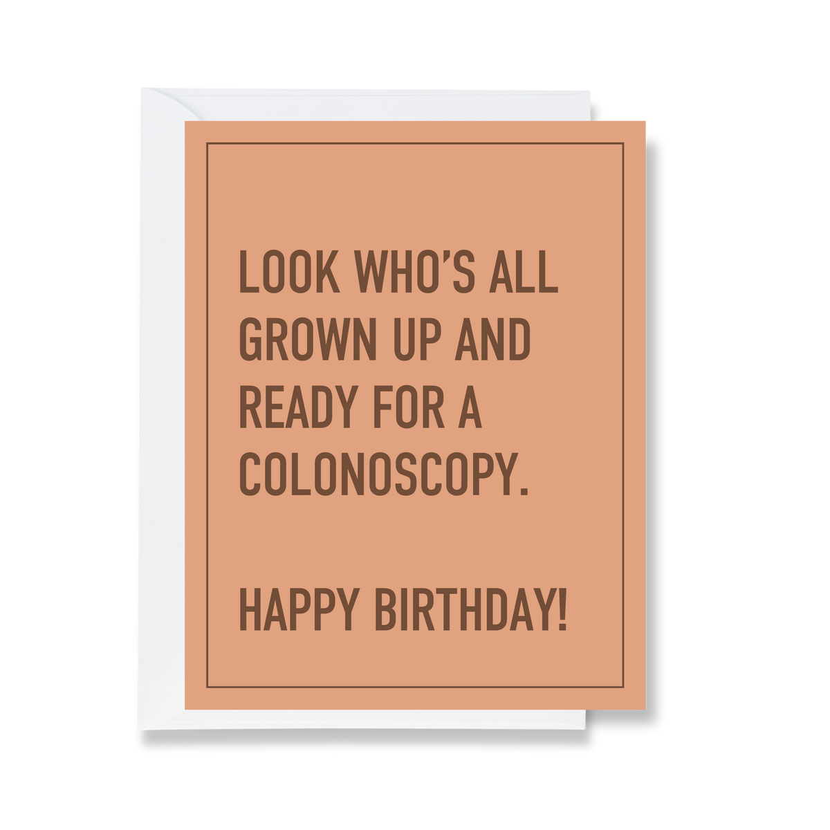 Colonoscopy Greeting Card