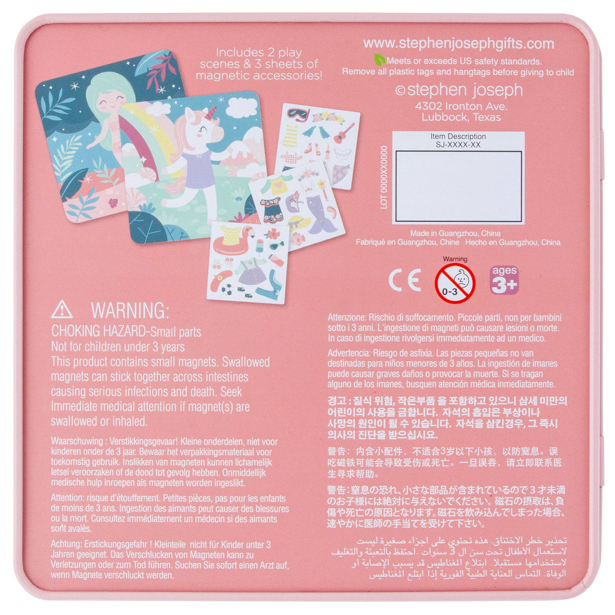 Travel Tin Magnetic Dress Up- 3 Designs