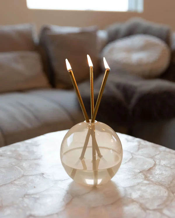 Everlasting Pampas Neva Vase (Opaque)