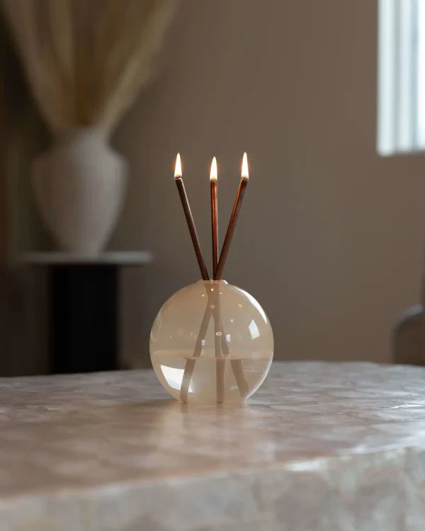 Everlasting Pampas Neva Vase (Opaque)