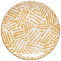 Yellow Lines 6" Appetizer Plate