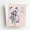 Forget Me Not Sympathy Greeting Card