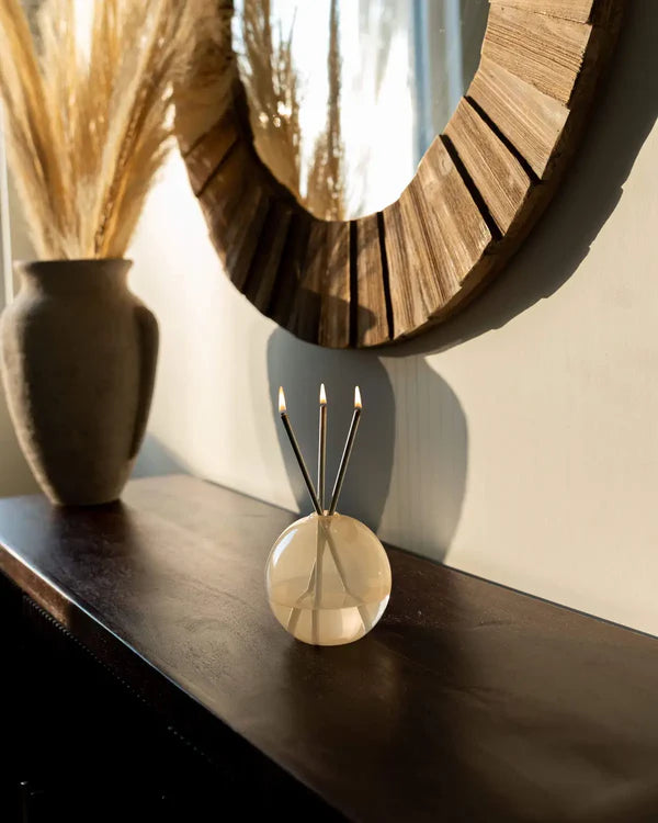Everlasting Pampas Neva Vase (Opaque)