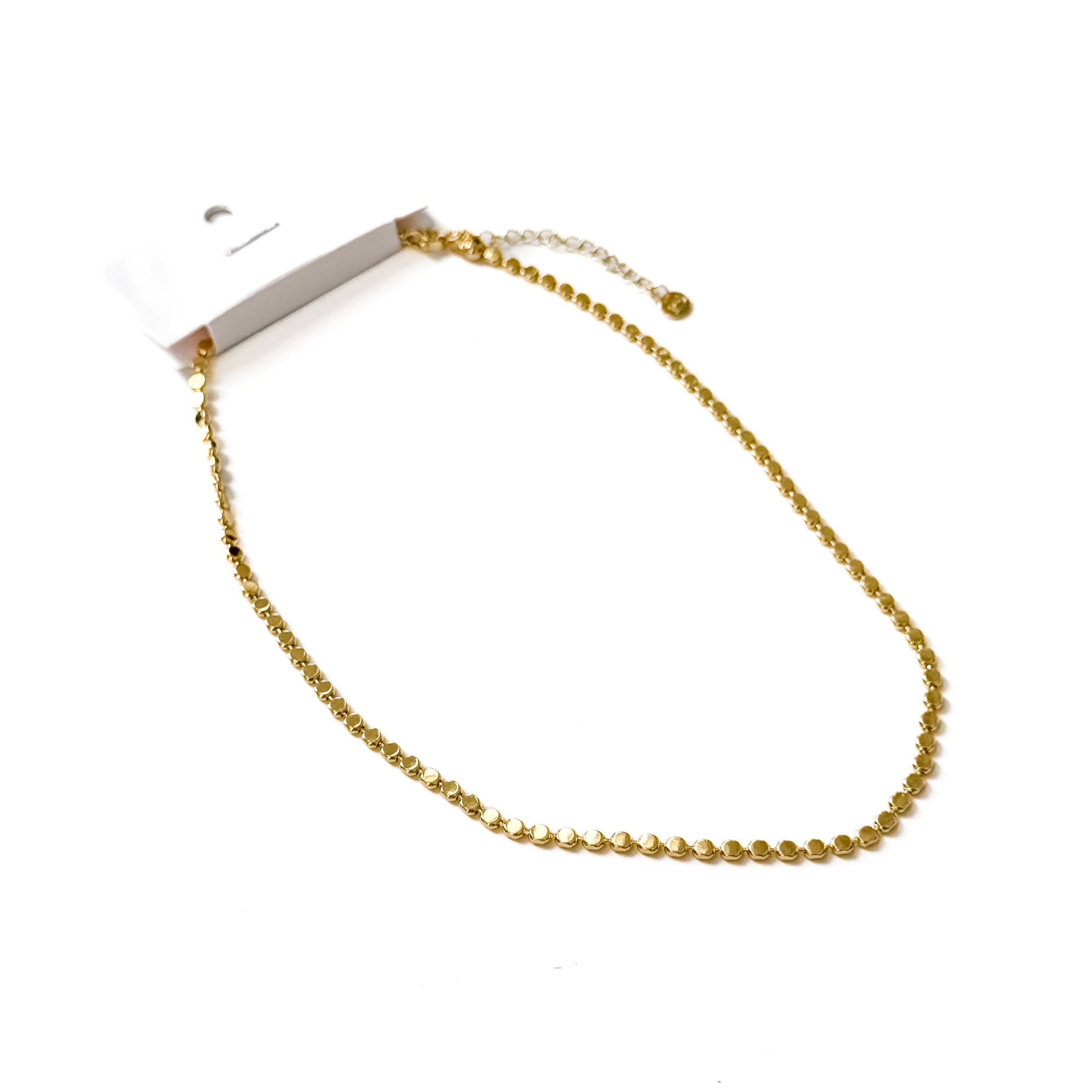 Dakota Disc Chain Necklace - WATERPROOF