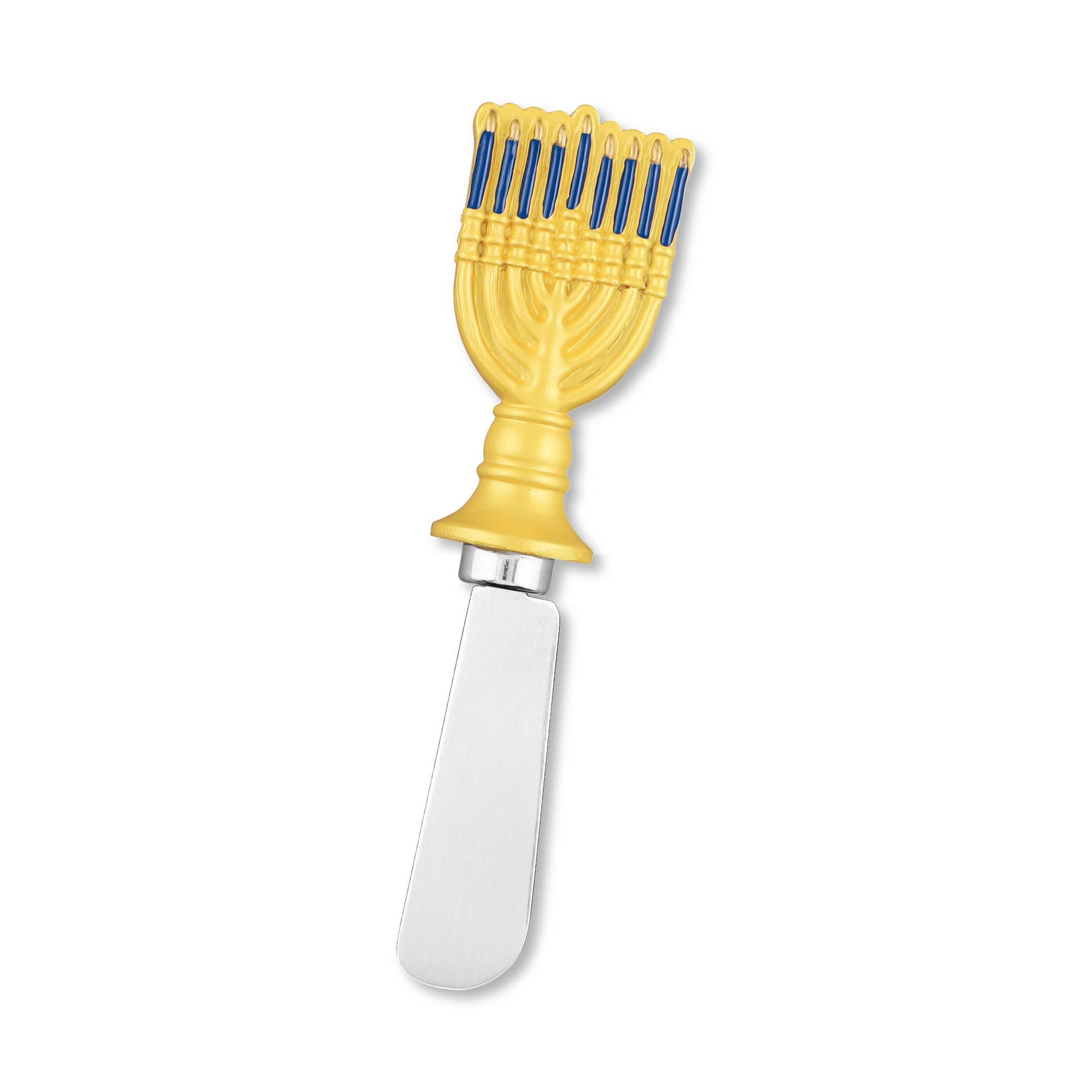 4-Piece Hanukkah Polyresin Cheese Spreader
