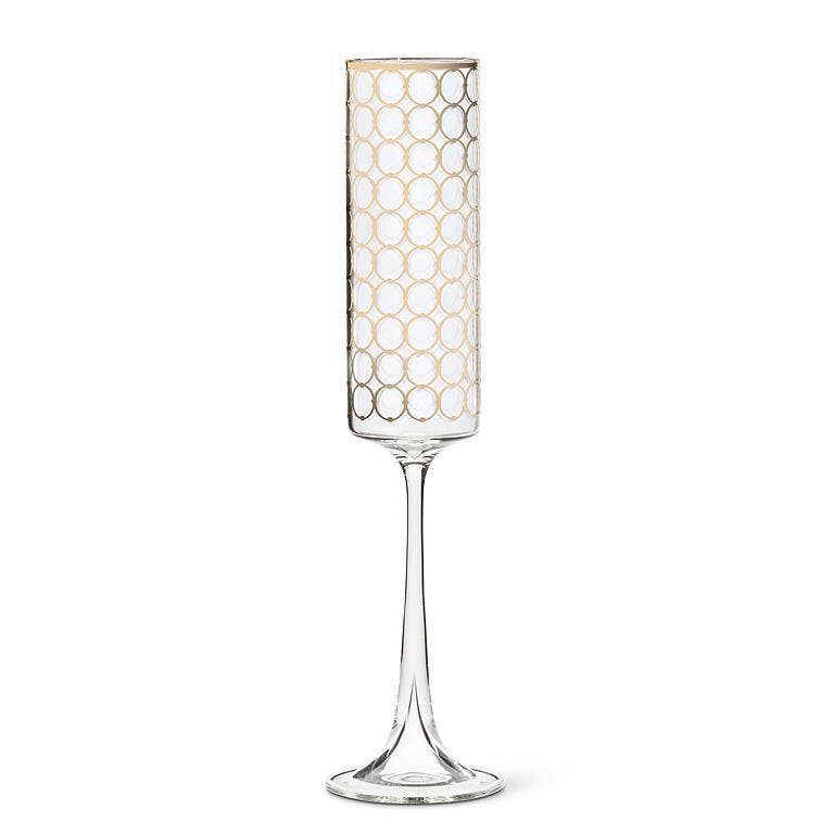 Slender Flute with Gold Rings