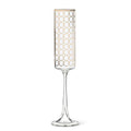 Slender Flute with Gold Rings