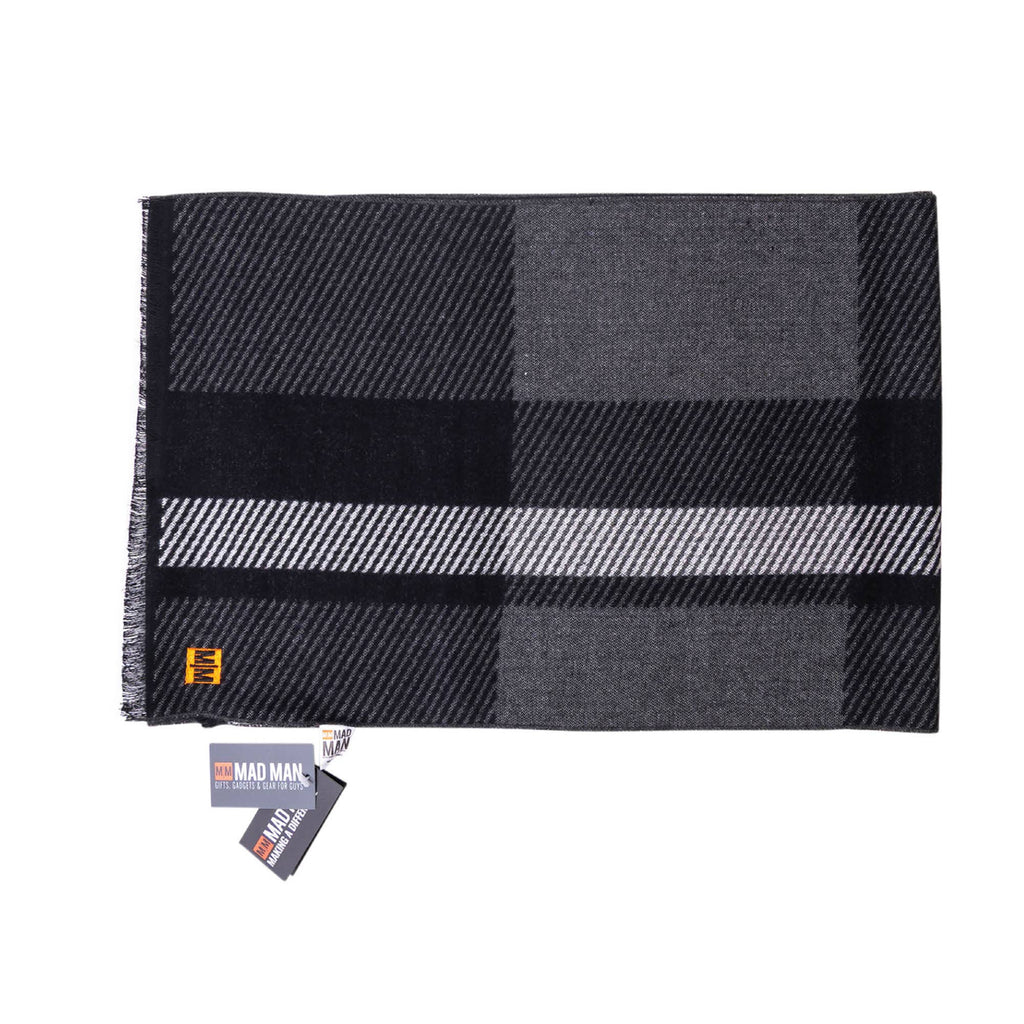 Classic Scarf | Men's Soft Plaid Winter Scarf