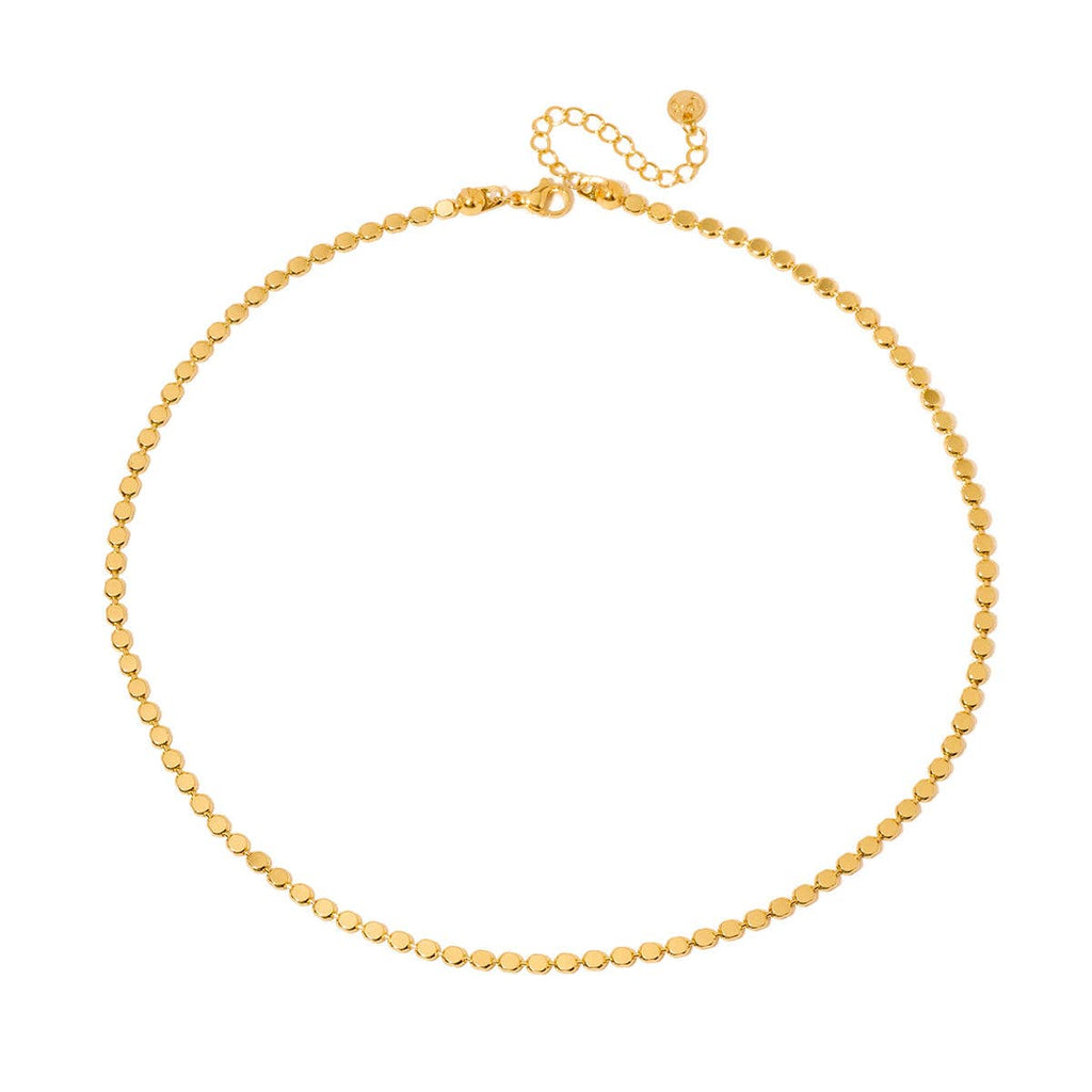 Dakota Disc Chain Necklace - WATERPROOF