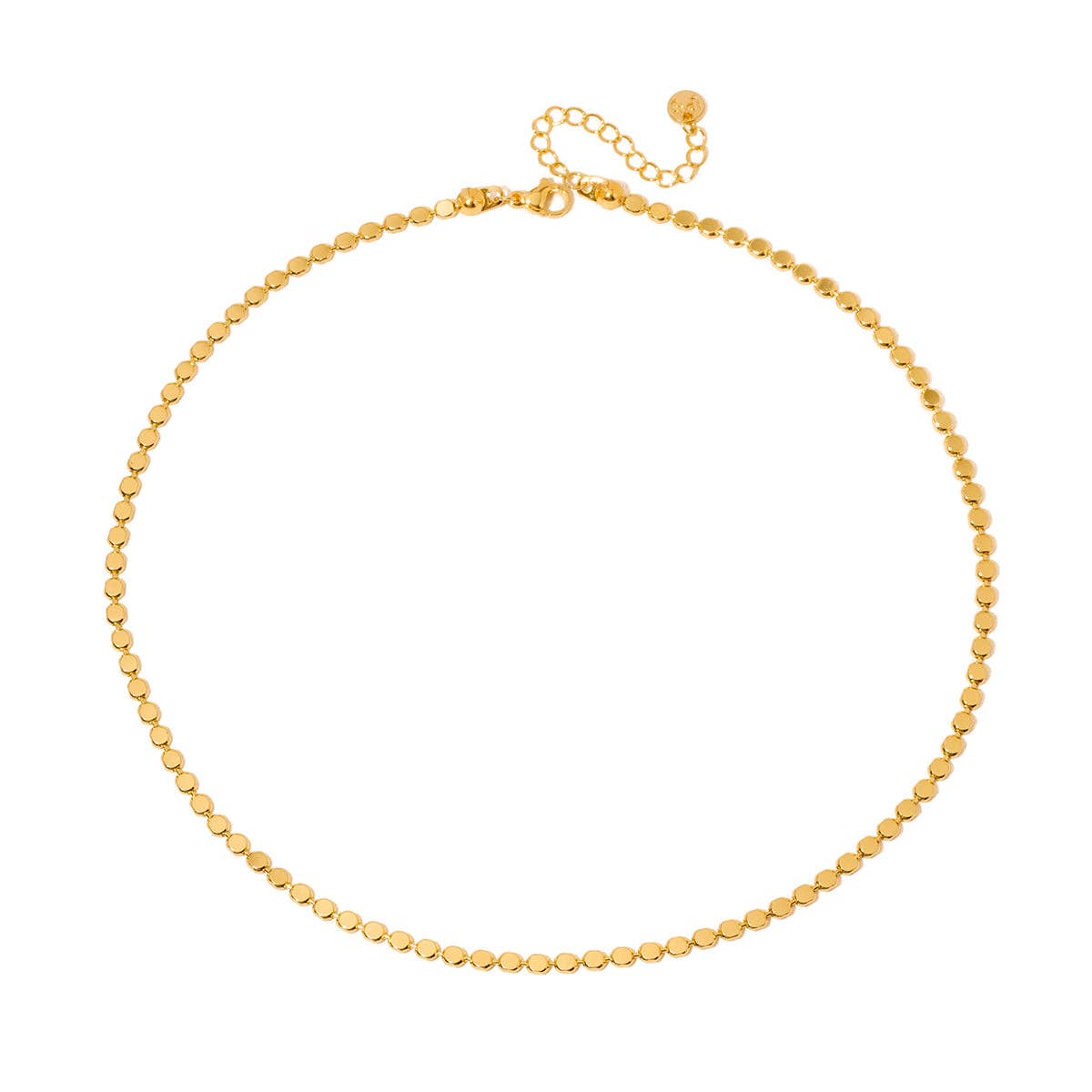 Dakota Disc Chain Necklace - WATERPROOF