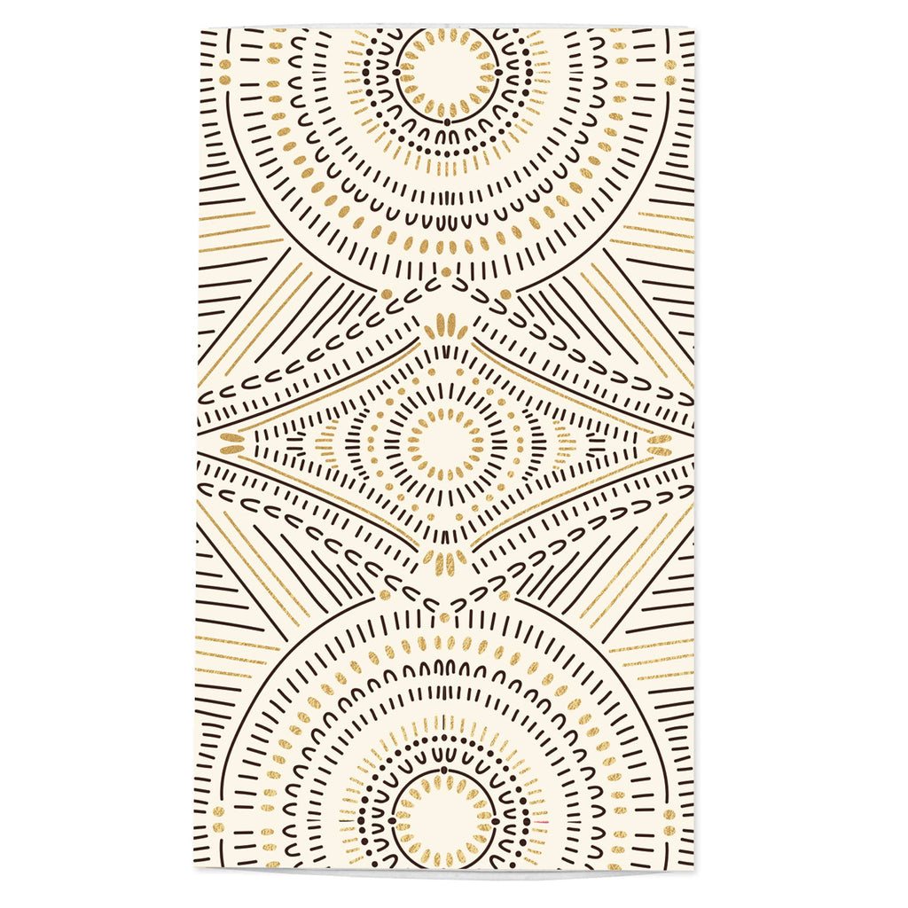 Intricate Gold Foil Large Matchbox