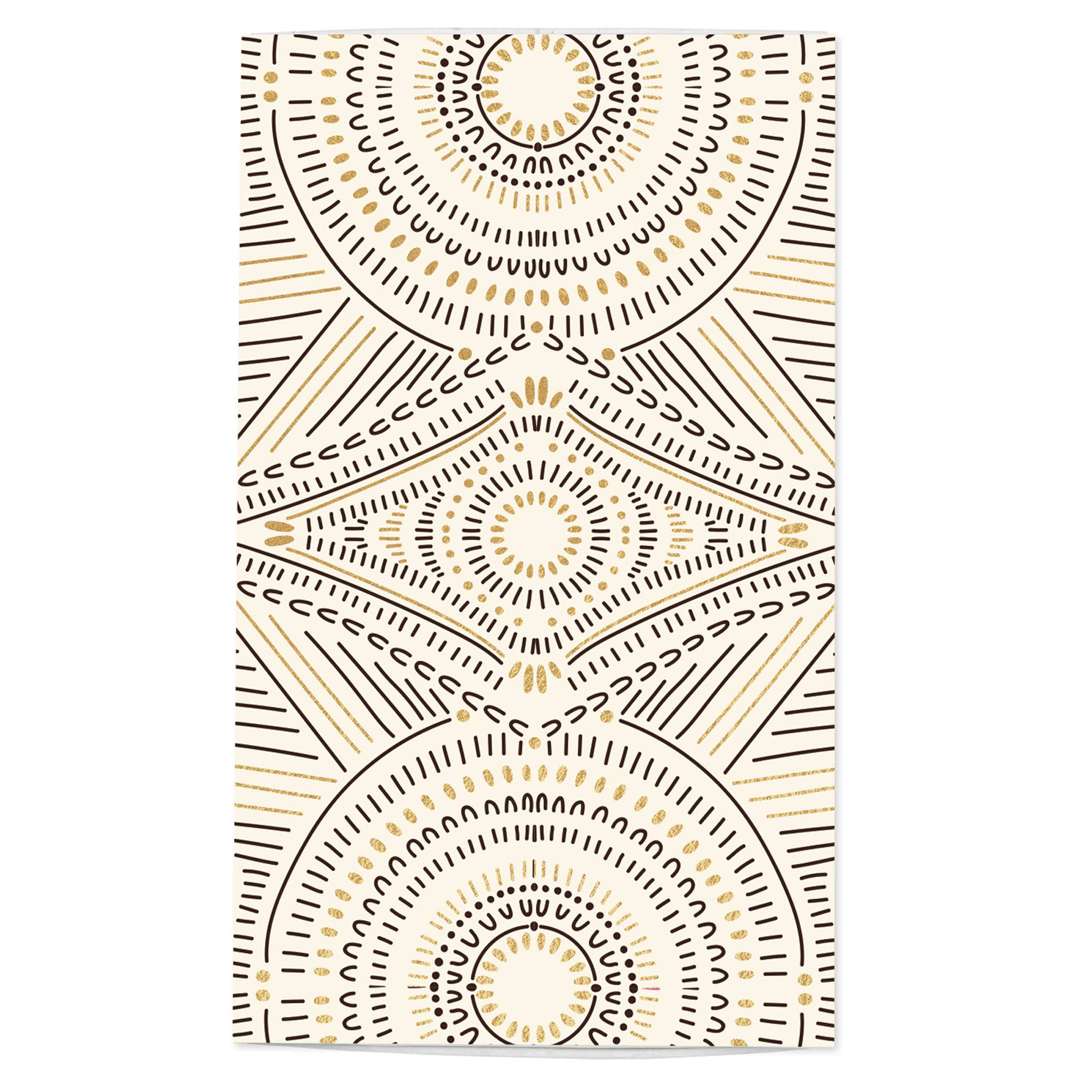 Intricate Gold Foil Large Matchbox