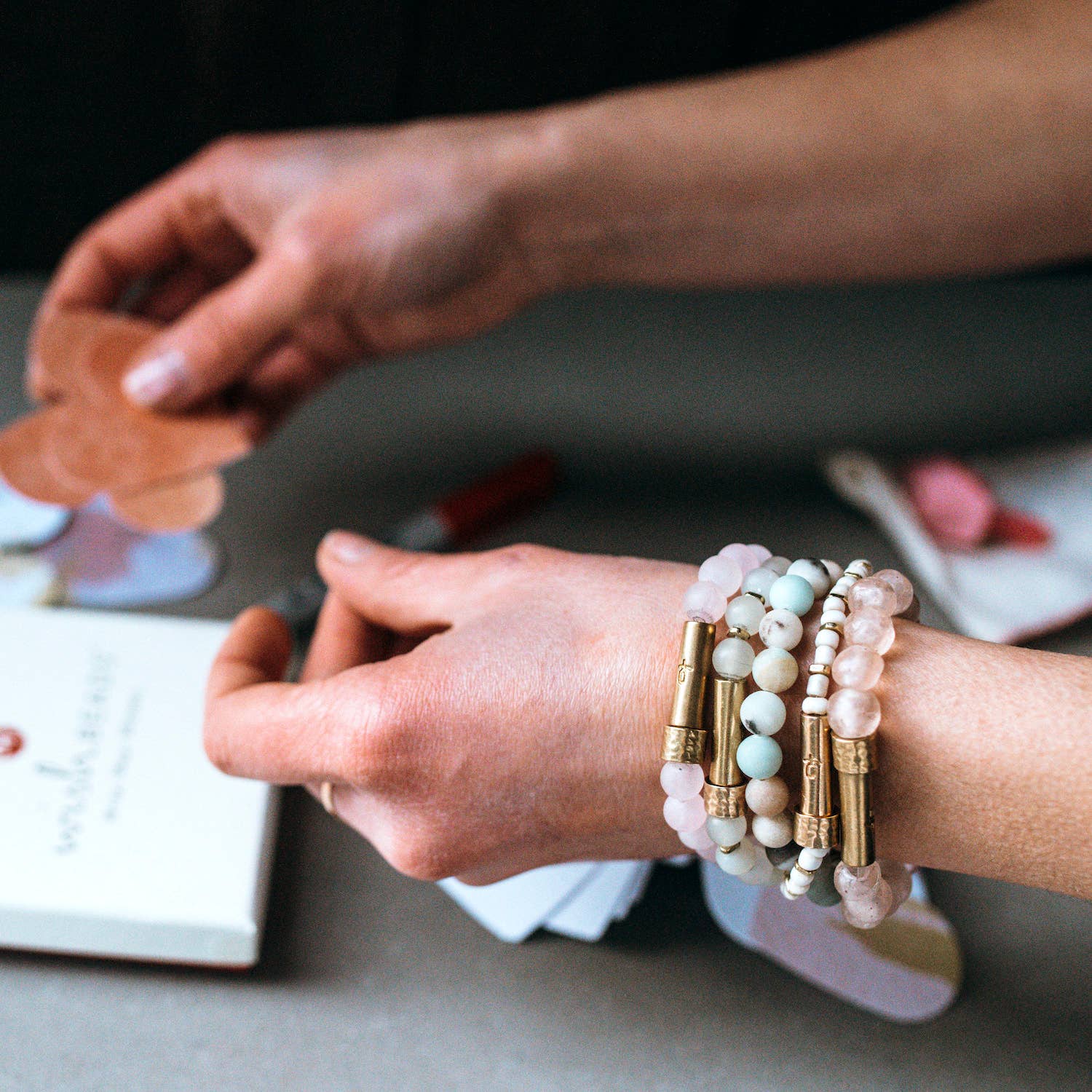 Amazonite Intention Bracelet- Wishbeads