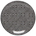 White Geo Appetizer Plate 6 inch