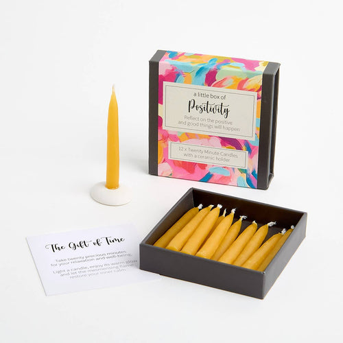 A Little Box of Positivity-20 Minute Meditation Candles