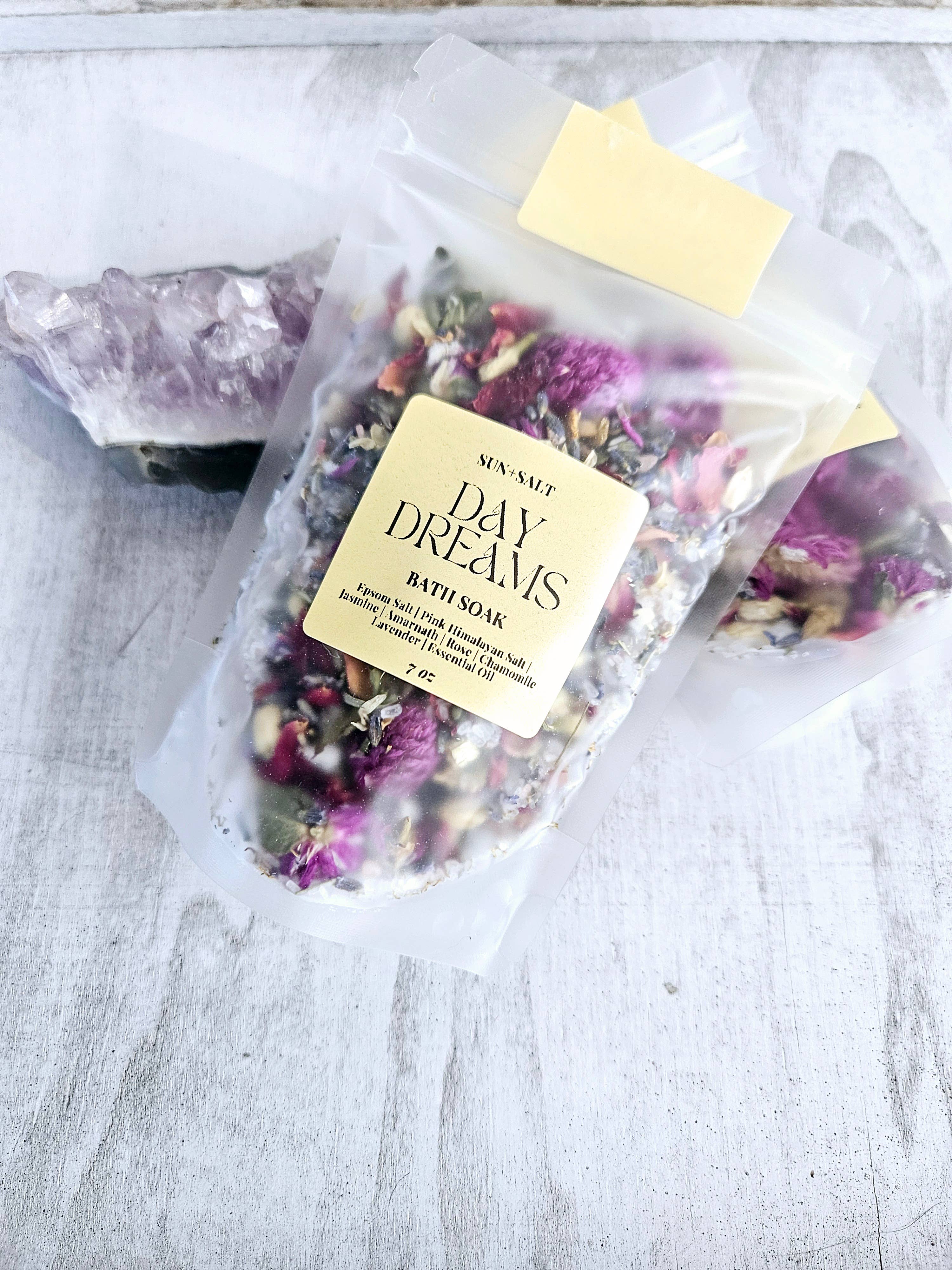 Day Dream Bath Soak - Bath Salts - Floral Soak -Lux&Lou -