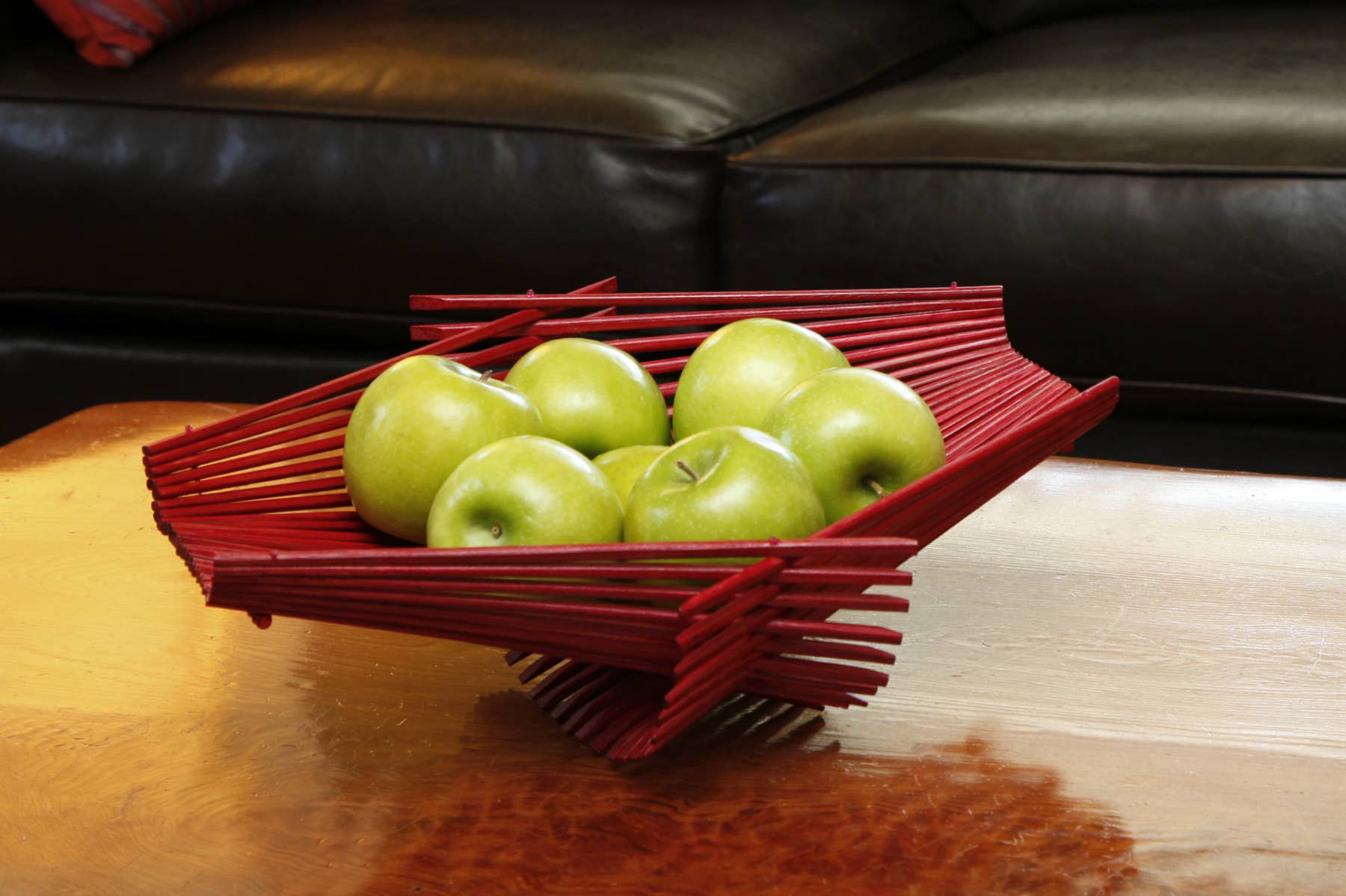 Chopstick Folding Basket- Light Tea Stained