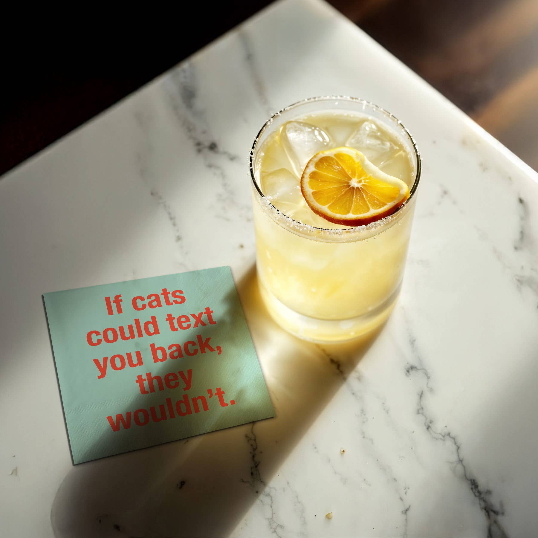 If Cats Could Text...Funny Napkins