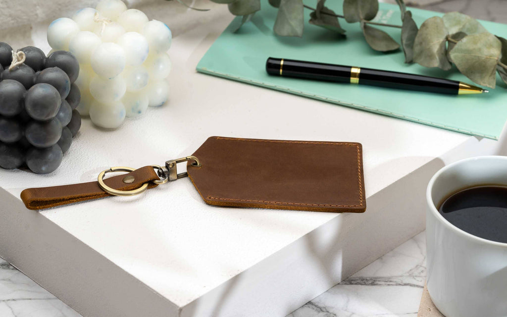 Genuine Leather luggage tags