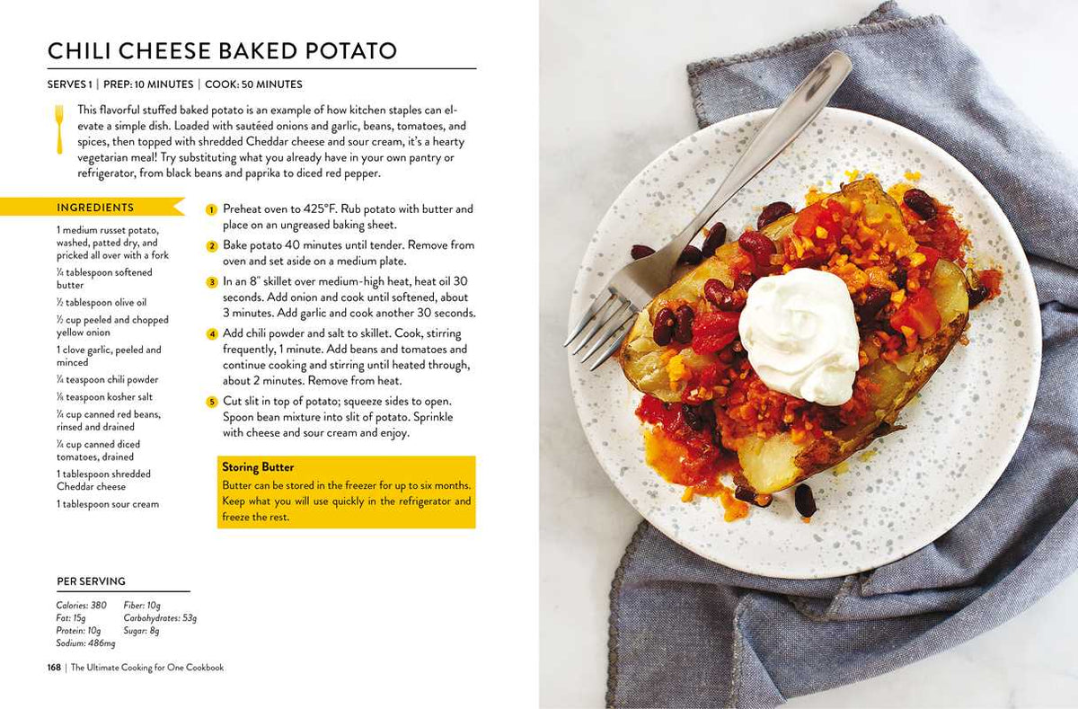 Ultimate Cooking for One Cookbook by Joanie Zisk