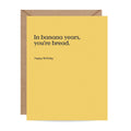 In Banana Years Funny Birthday Card