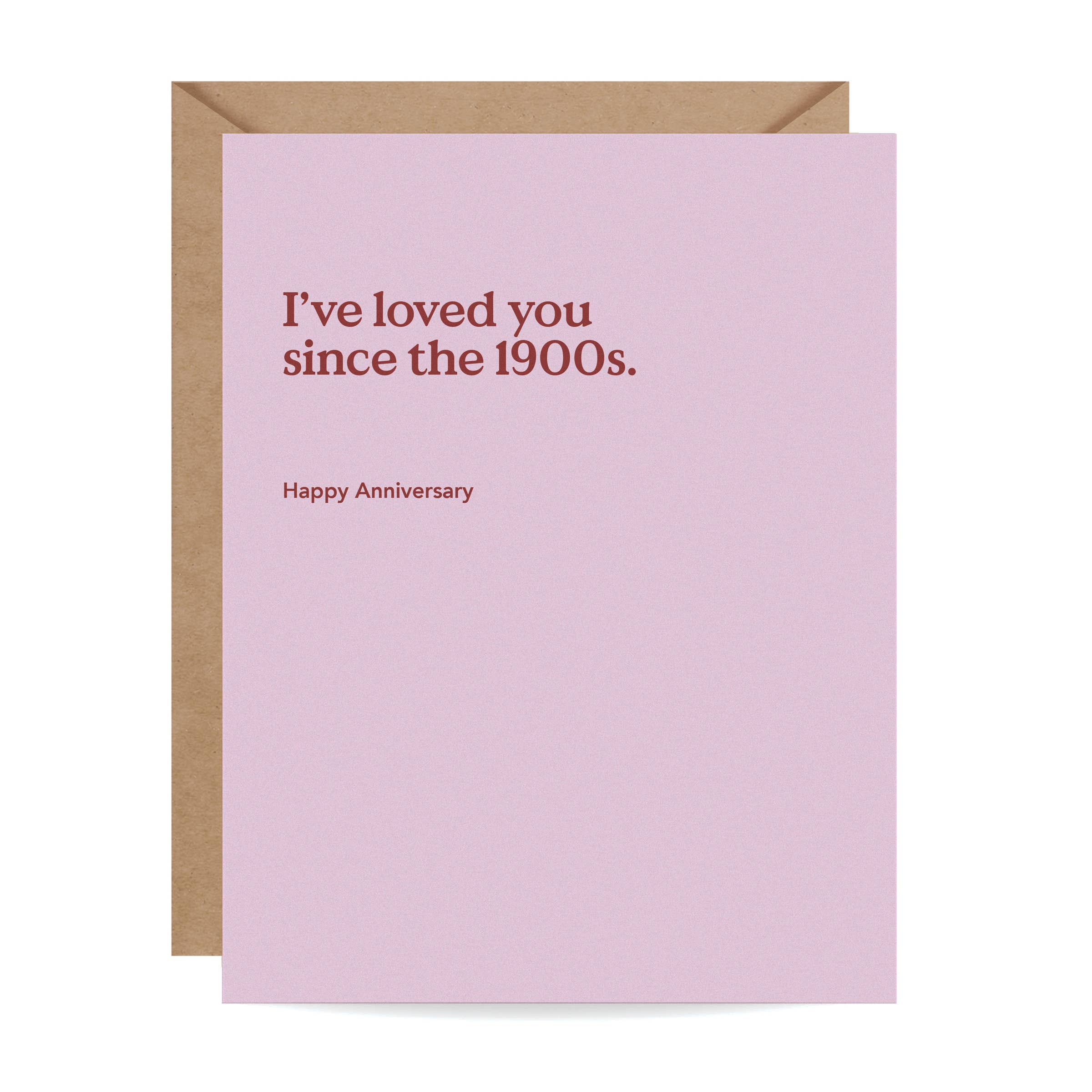 Since The 1900s Anniversary Card