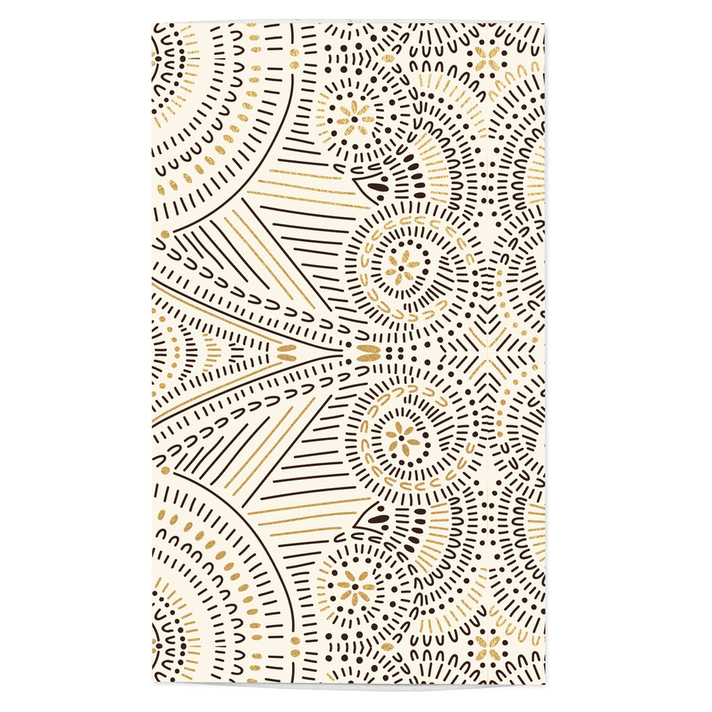 Intricate Gold Foil Large Matchbox