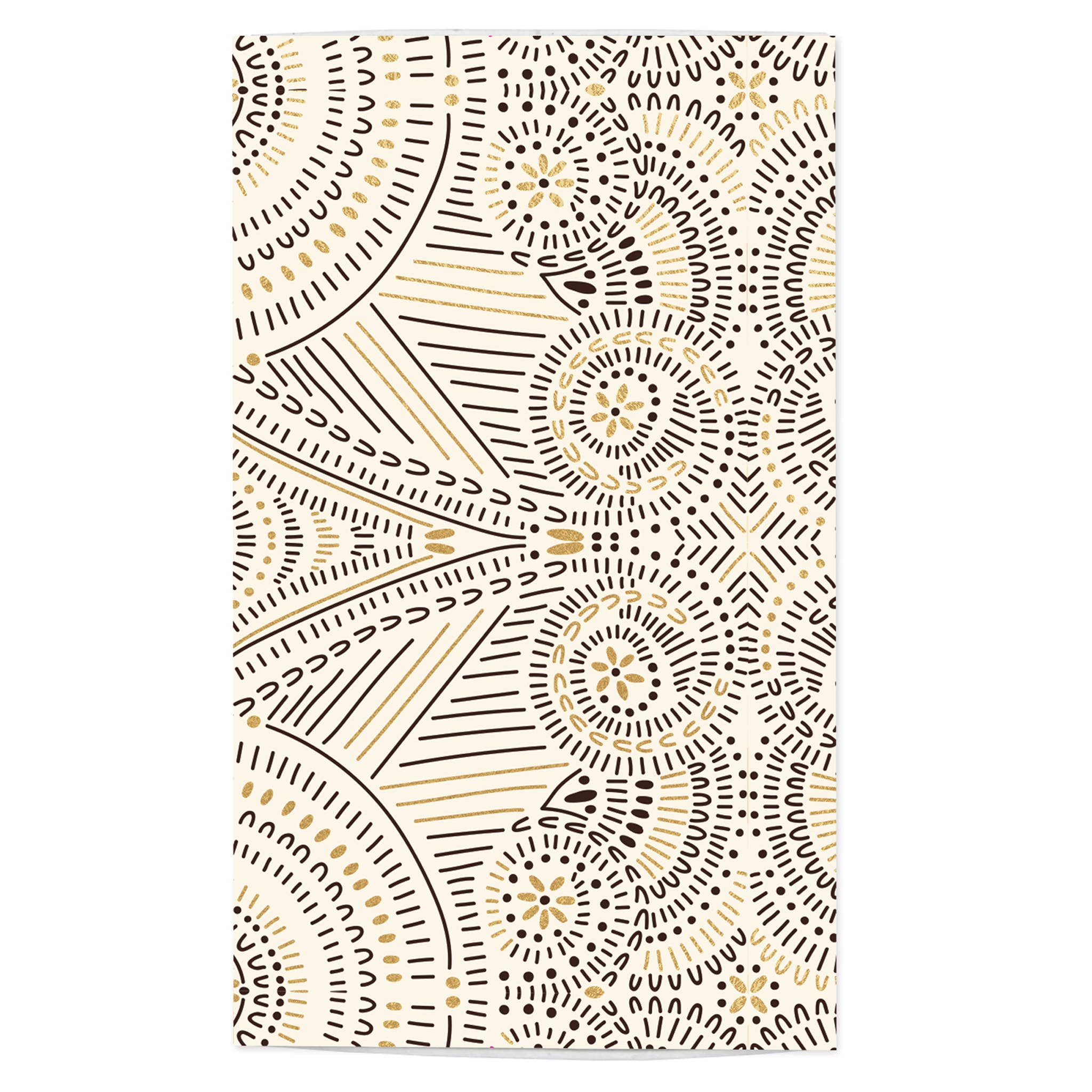 Intricate Gold Foil Large Matchbox