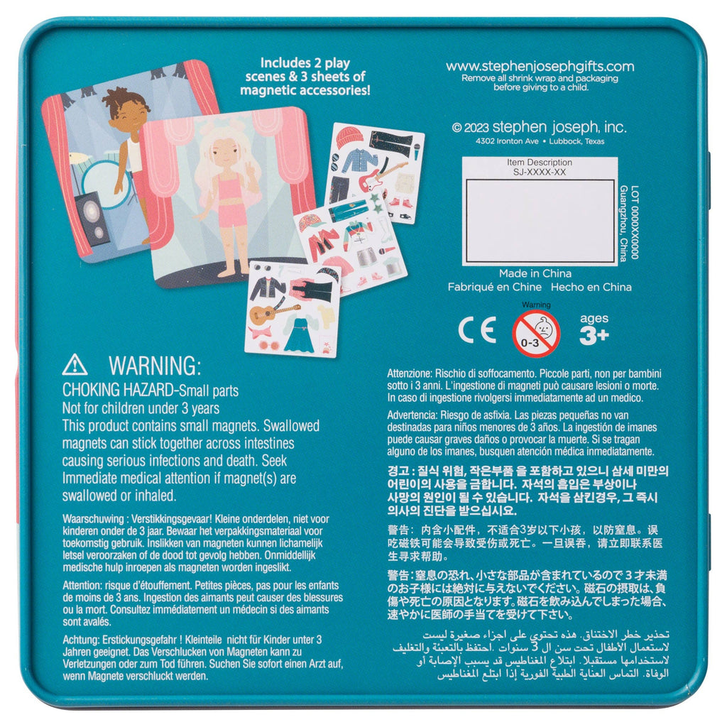 Travel Tin Magnetic Dress Up- 3 Designs
