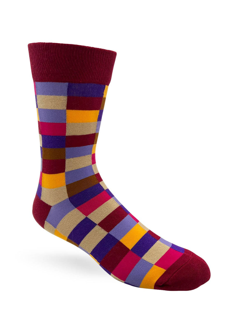 Colorful Grid Men's Socks