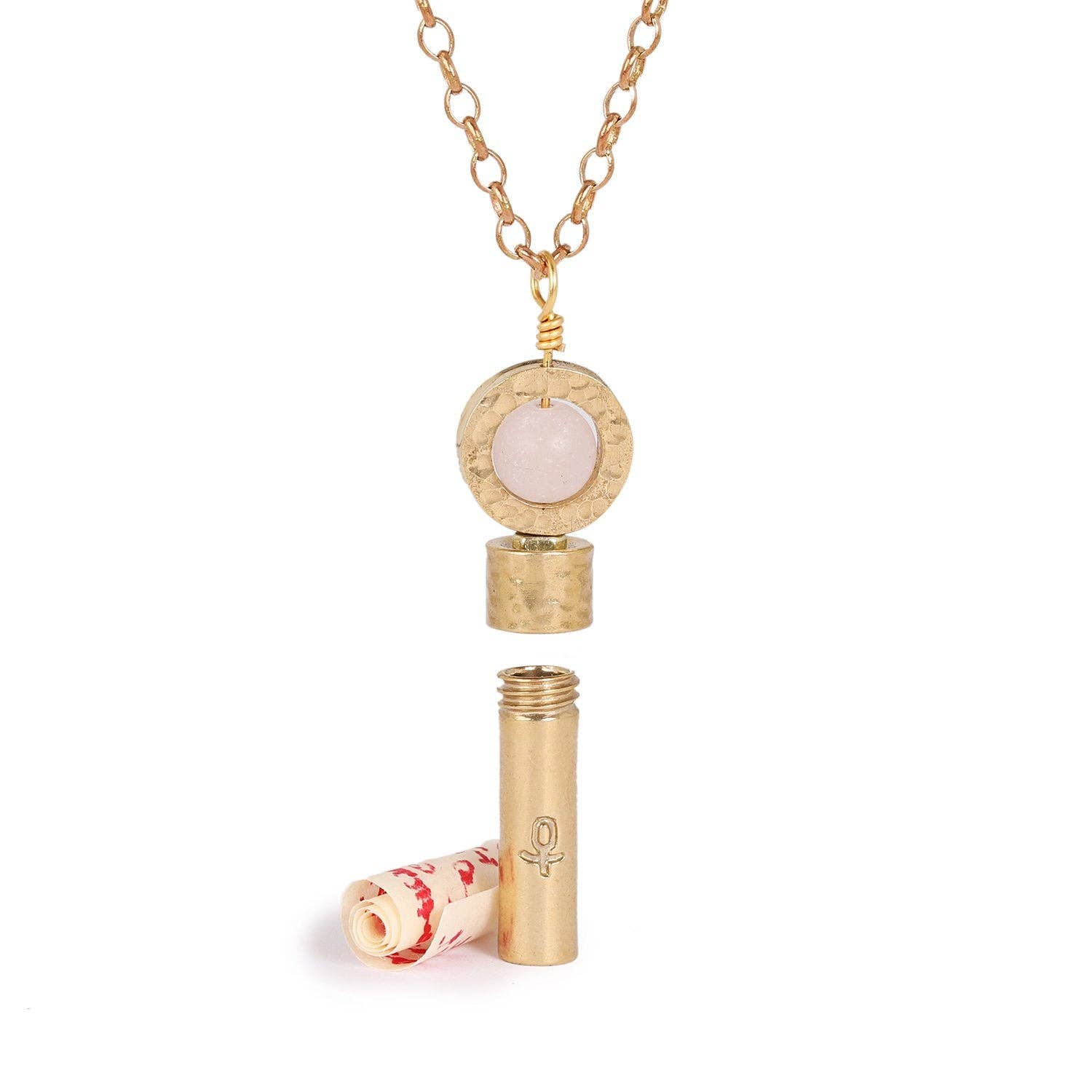 Rose Quartz Intention Necklace-Wishbeads
