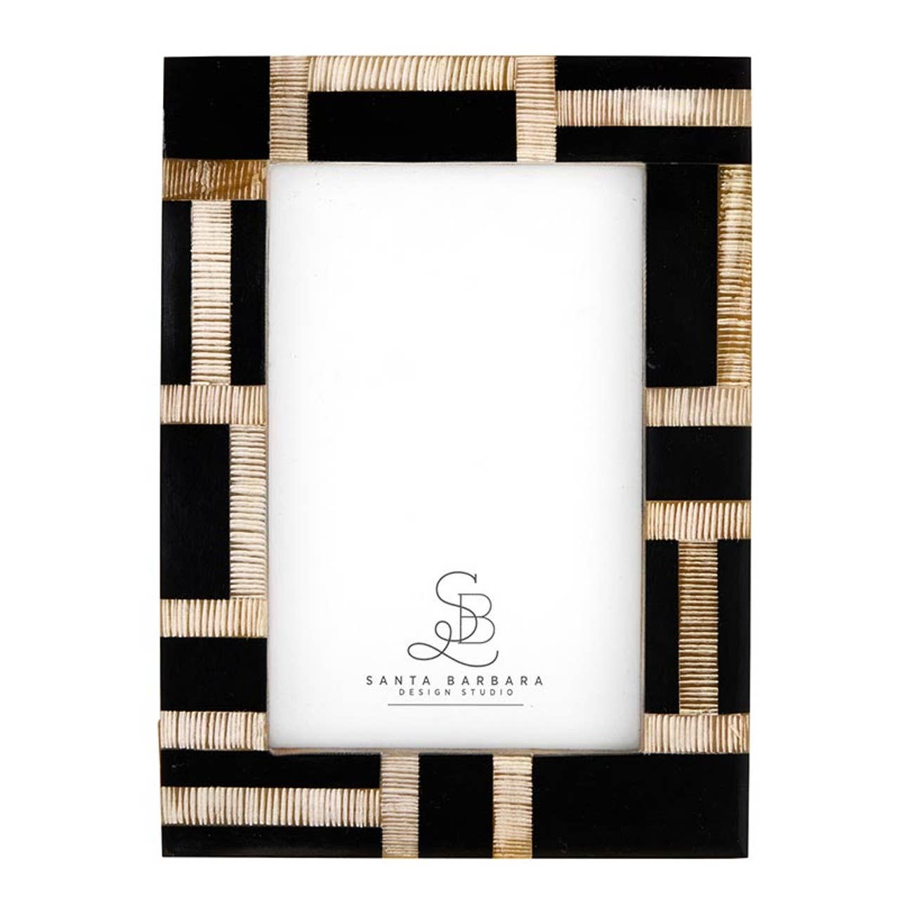 4 x 6 Horn Photo Frame - Patterned -