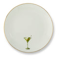 6" Gold Rim Plates - Classic Cocktails (assorted)