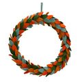 Felted Fall Leaves Wreath