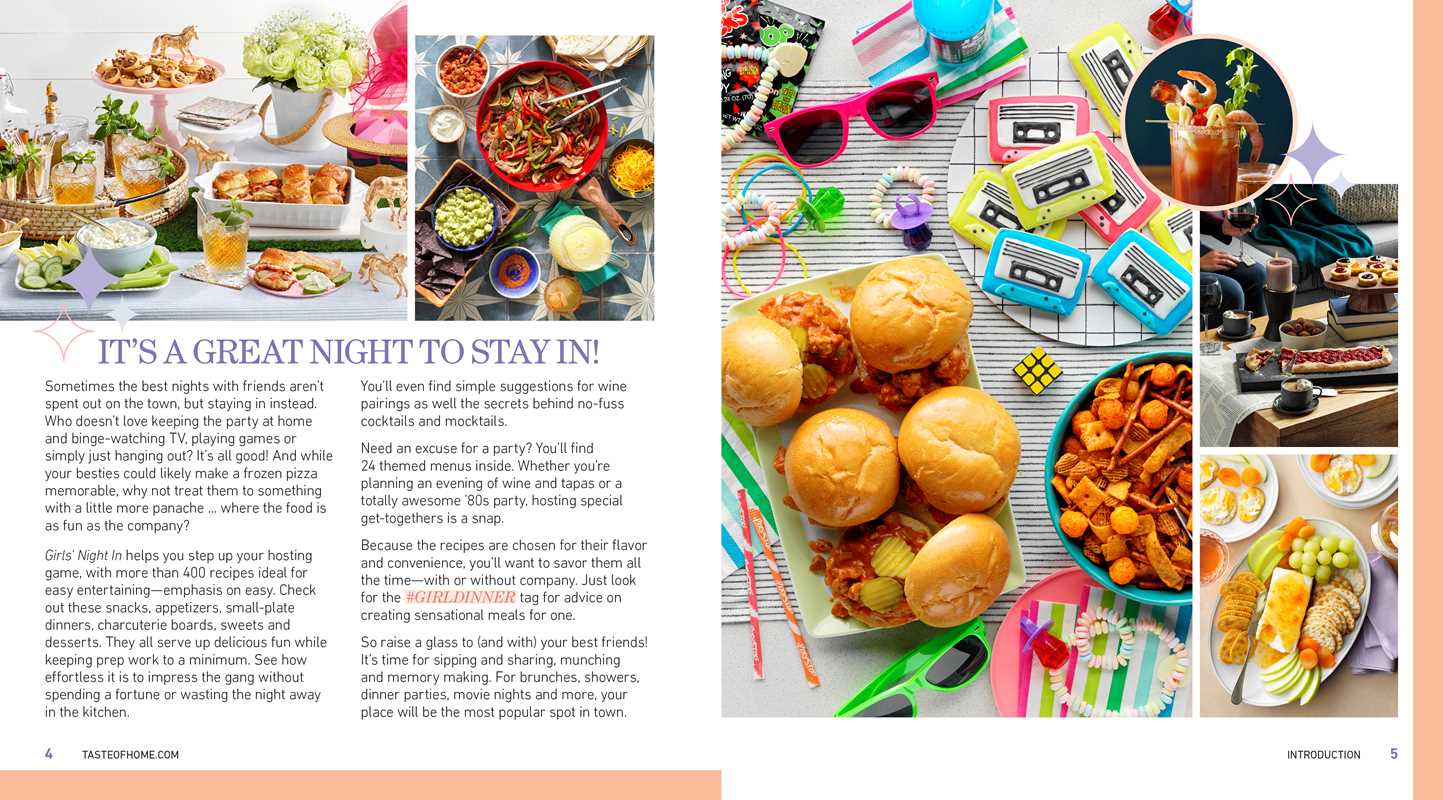 "Taste of Home Girls Night In  by" - Simon & Schuster -