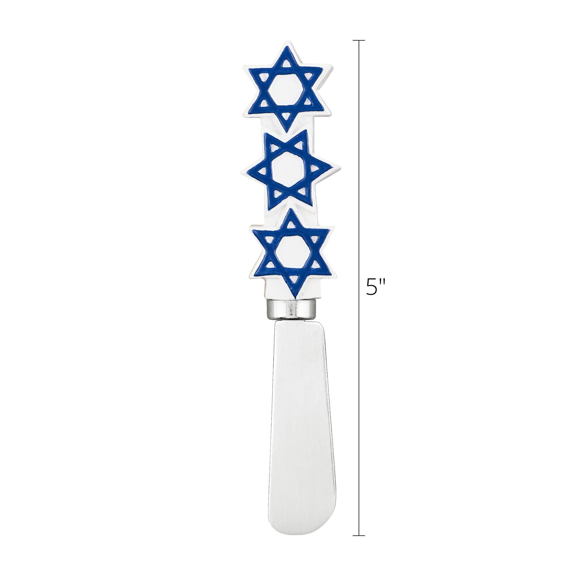 Star of David Polyresin Cheese Spreader