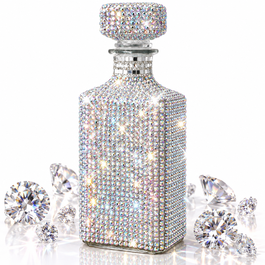 Unique Diamond Rhinestone Decanter