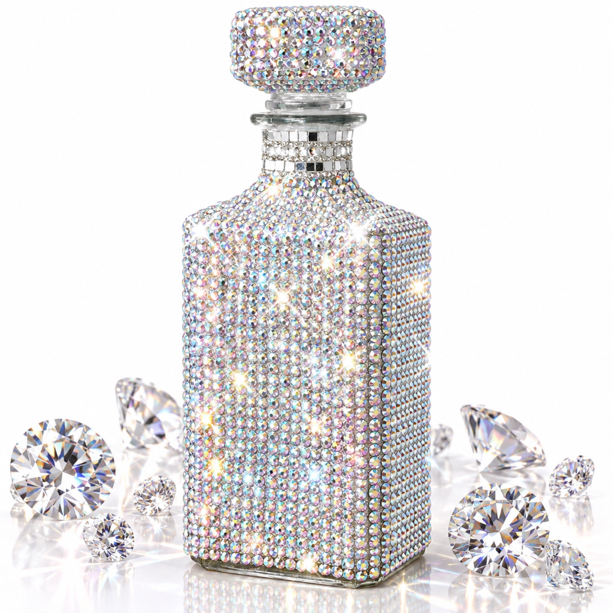 Unique Diamond Rhinestone Decanter