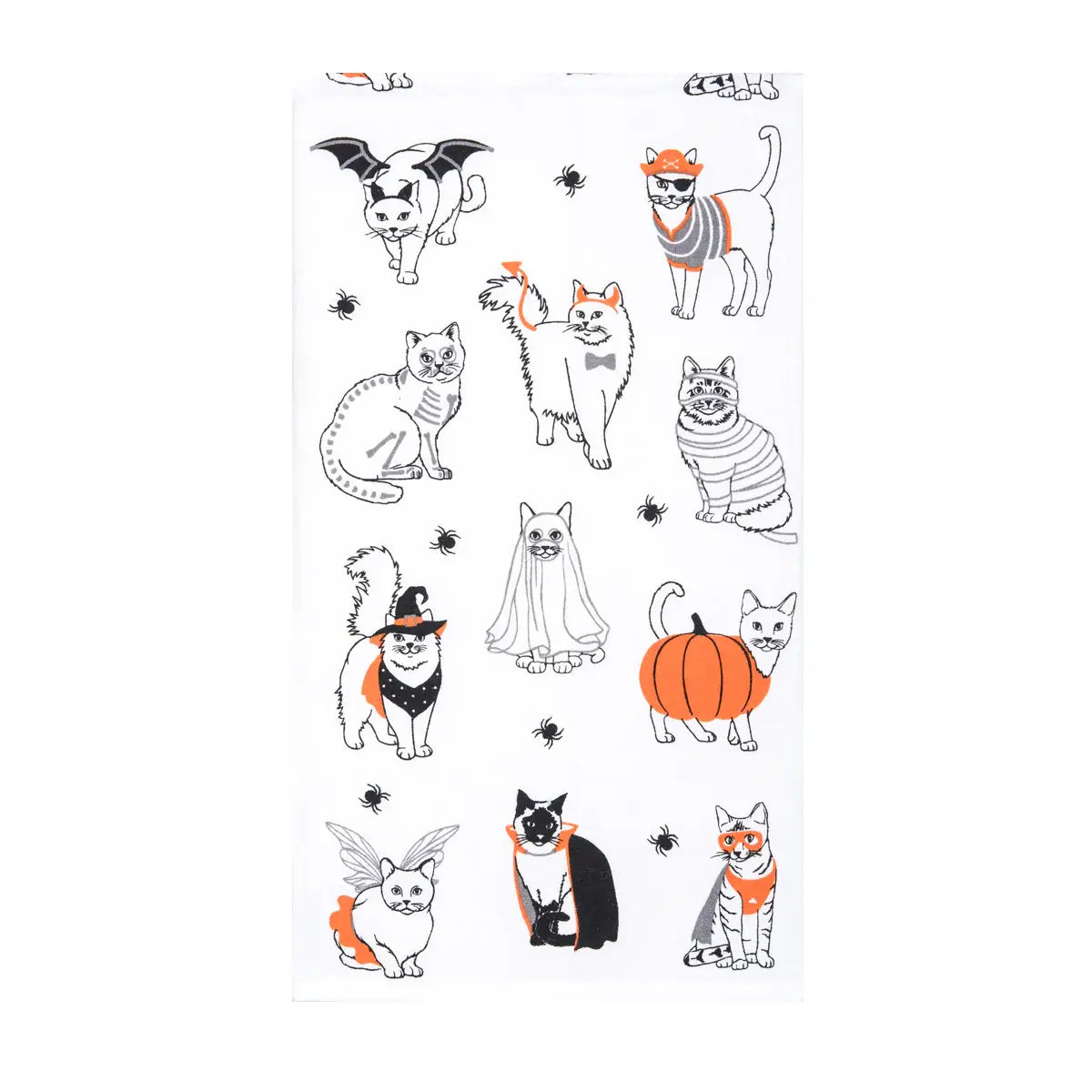 Halloween Cats Kitchen Towel