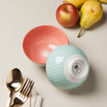 Geo Pink Bowl 4 inch