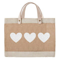 Mini Market Tote - Hearts