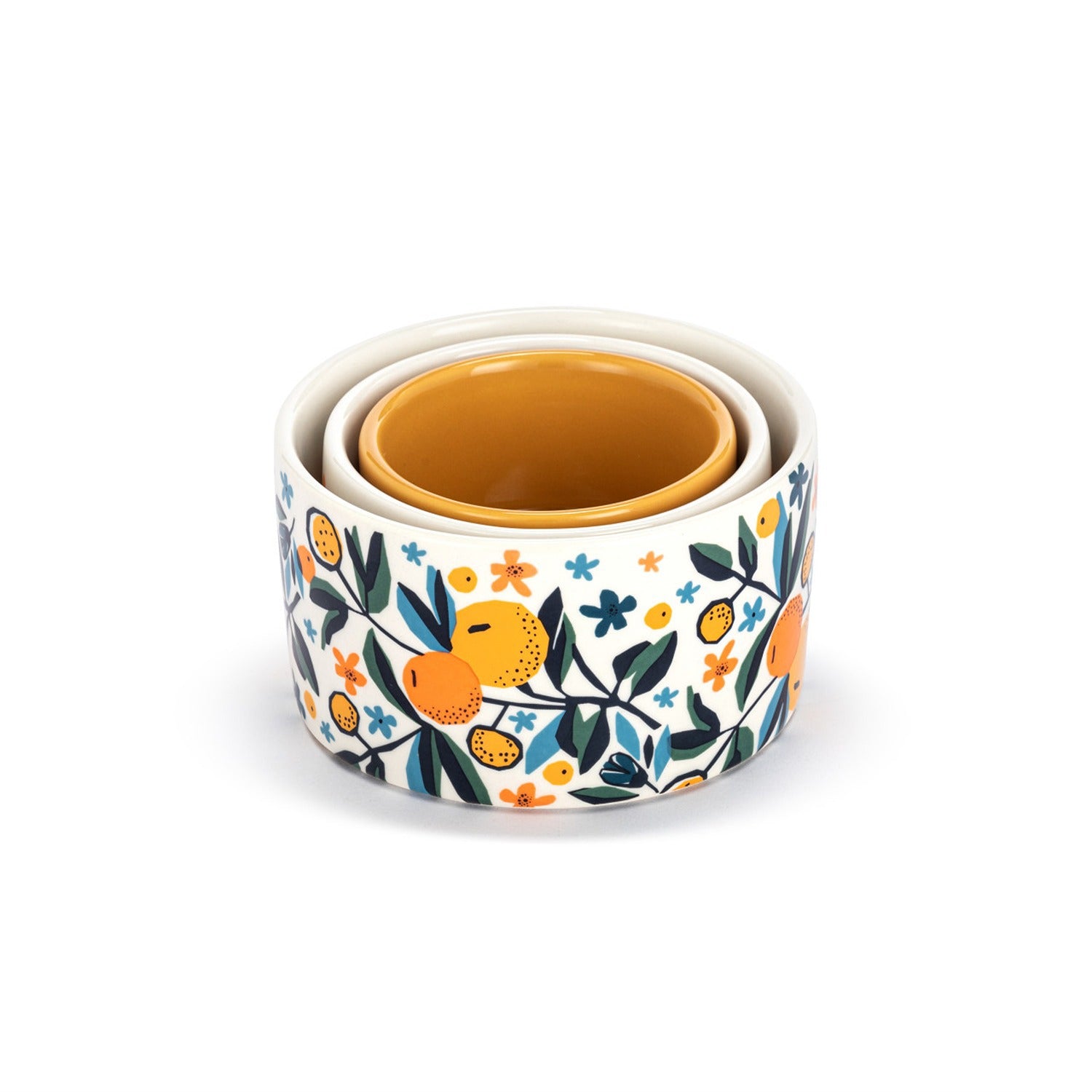 Nesting Prep Bowls Citrus Blooms - Set of 3